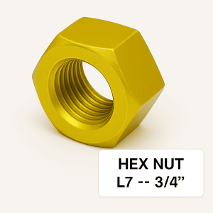 Heavy Duty Hex Nuts Supplier in Dammam with 2H, L7, and UNC Threads