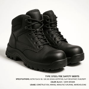 Steel-Toe Safety Boots Supplier in Dammam Saudi Arabia