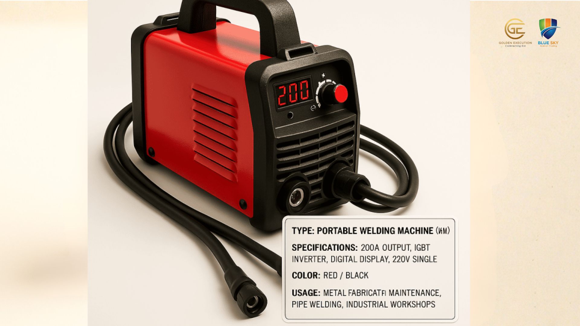 Portable Welding Machine Supplier Dammam Portable Welding Machine in Dammam – BlueSky Durable & Efficient Welding Tool