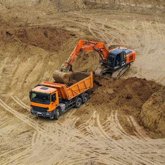 Earthworks and excavation services by civil works company in Dammam