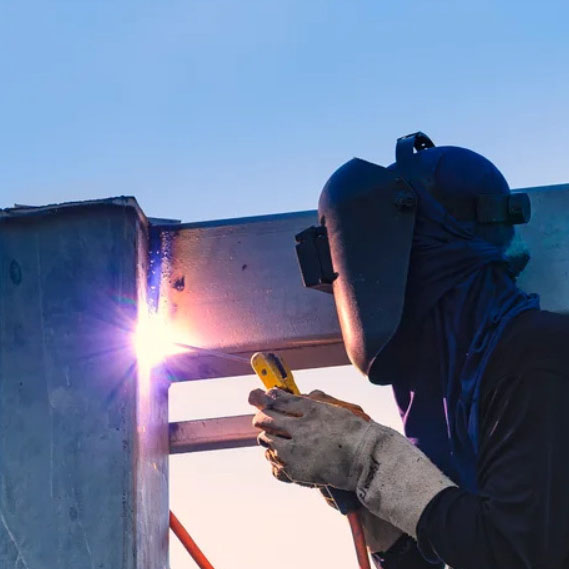 Structural steel welding services in Dammam