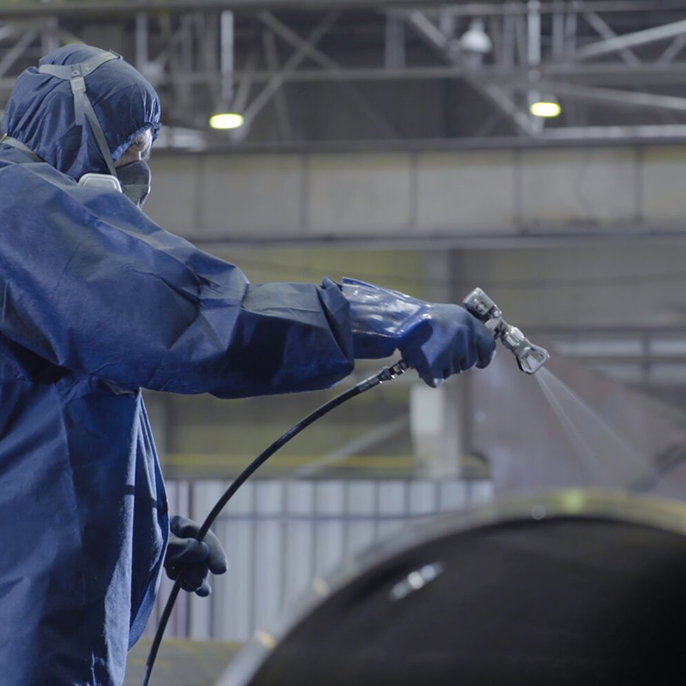 Industrial and protective coating services in Dammam