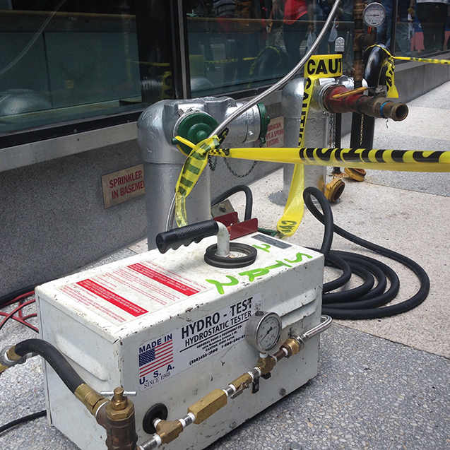 Hydrostatic pressure testing services in Dammam