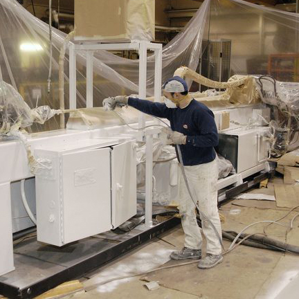Machinery and equipment painting services in Dammam