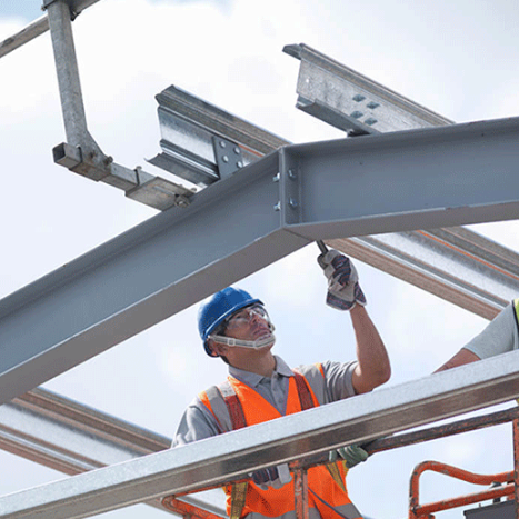 Structural steel painting services by industrial painting experts in Dammam