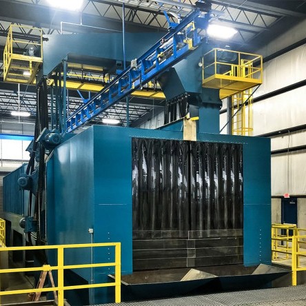 Industrial equipment sand blasting services in Dammam