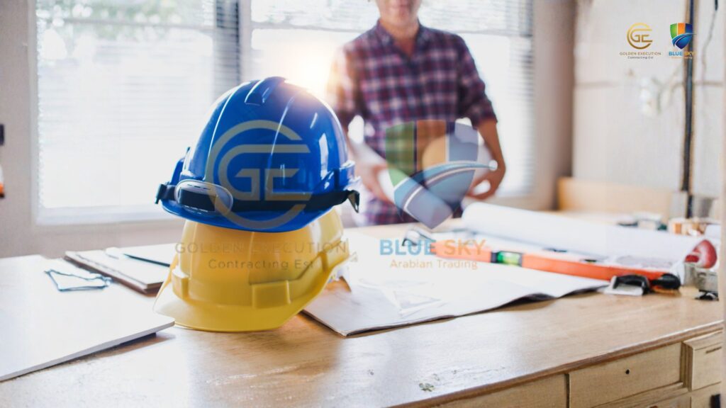Safety Helmet Supplier in Riyadh – Blue Sky Arabian Steel