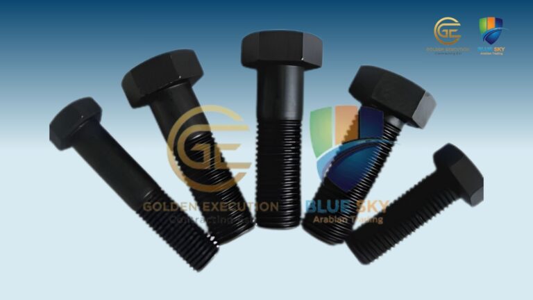 High Strength Bolts supplied by BlueSky Arabian Steel, designed for extreme load-bearing, high-temperature, and high-pressure environments in Riyadh’s industrial, manufacturing, and construction sectors.