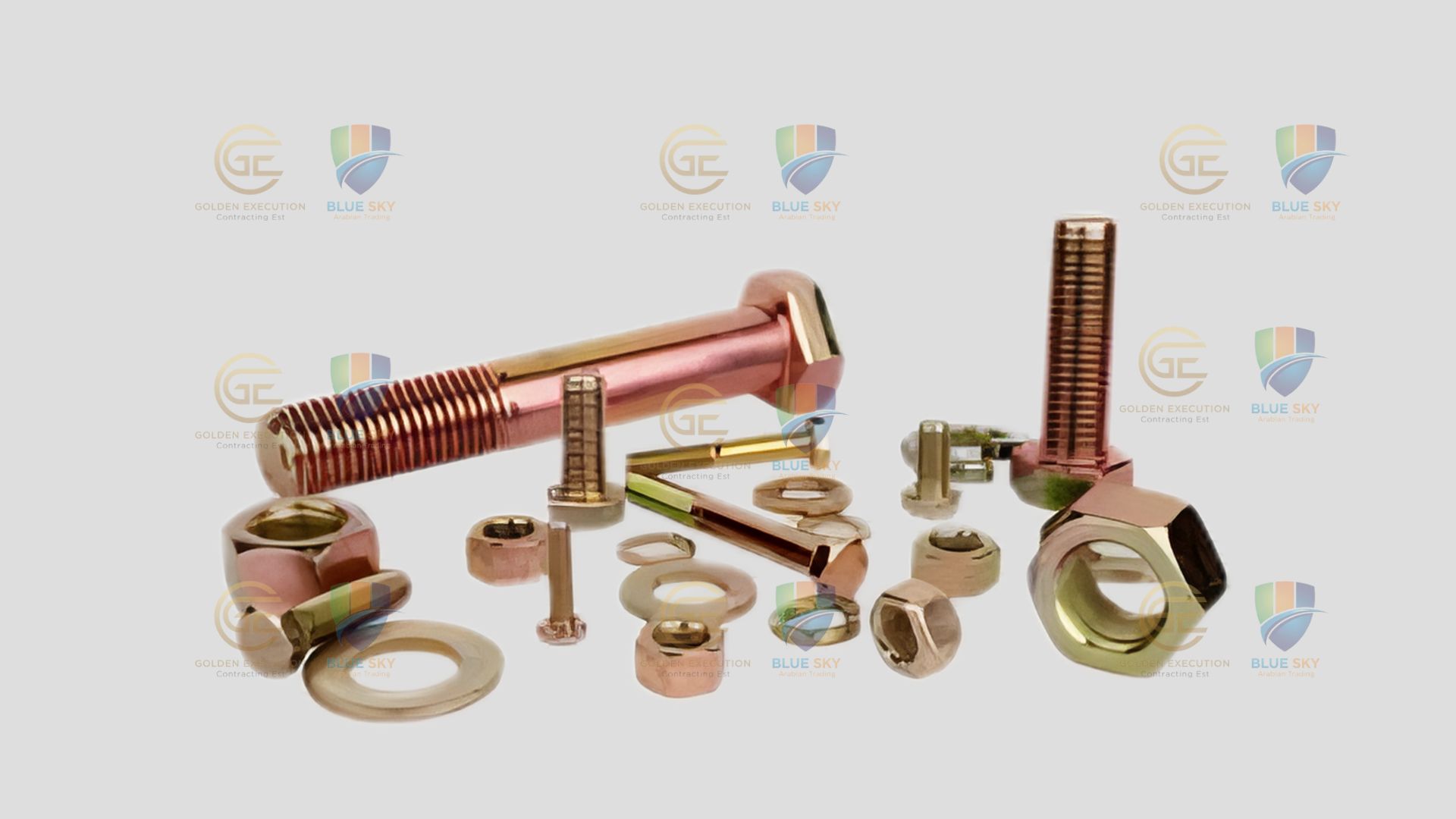 Reliable yellow zinc coated nuts and stud supplier in Riydah providing API 20E certified corrosion-resistant fasteners with ISO 9001 quality systems, full heat number traceability, and authentic MTC documentation
