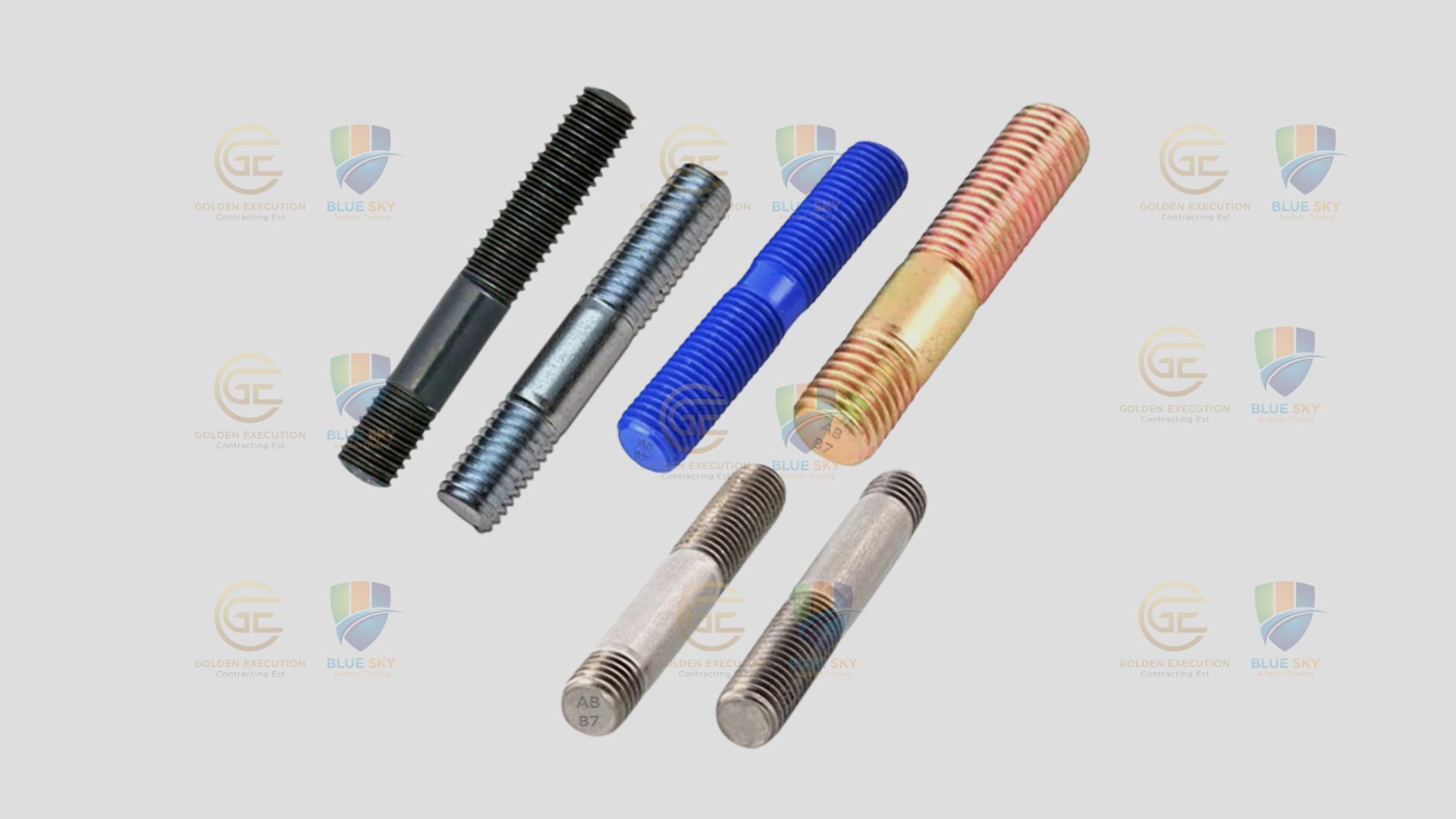 Precision-engineered fasteners supplied by the best tap end studs and tap end bolts supplier in Jeddah, designed for secure threading, high load capacity, and demanding industrial applications.