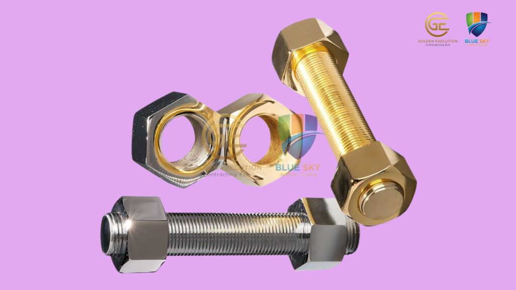 Genuine vs fake industrial fasteners, highlighting quality differences, material strength, manufacturing standards, safety risks, corrosion resistance