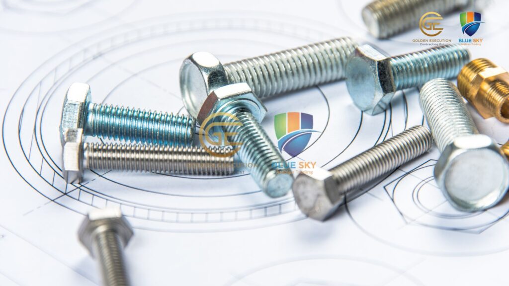 Purchasing industrial bolting materials, including high-strength bolts, nuts, studs, and washers, ensuring quality, compliance with standards, corrosion resistance