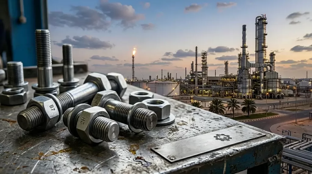 High Quality Alloy Steel Stud Bolts Supplier in Jubail Saudi Arabia