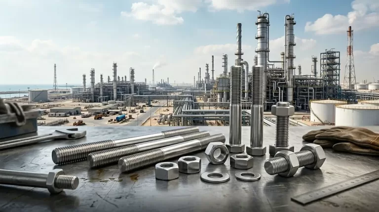 Premium Stainless Steel Stud Bolts in Jubail for Oil and Gas Industries