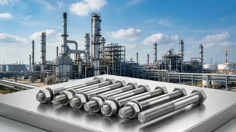 Premium coated API 20E fasteners supplier in Jubail providing industrial bolts, nuts, studs and corrosion-resistant fastening solutions