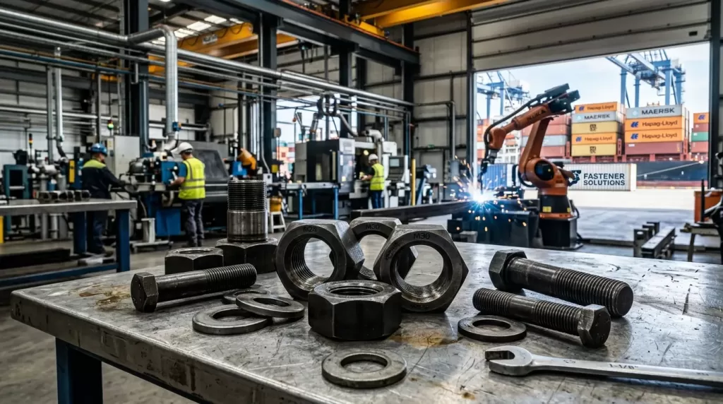 Heavy duty hex nuts exporter supplying industrial fasteners for global markets