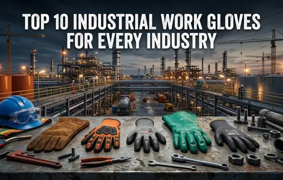 Top 10 industrial work gloves for construction, manufacturing, welding, and oil & gas industries
